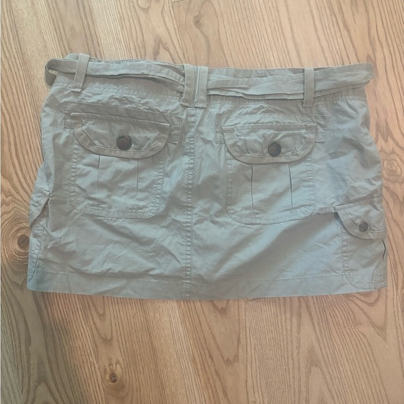 Vintage Nitrogen Mini Cargo Skirt With Multiple Pockets 100% cotton - Picture 4 of 6